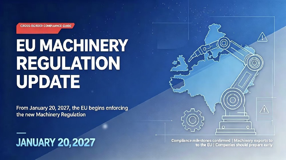 New regulations are coming! EU Machinery Regulations will be mandatory from January 20, 2027