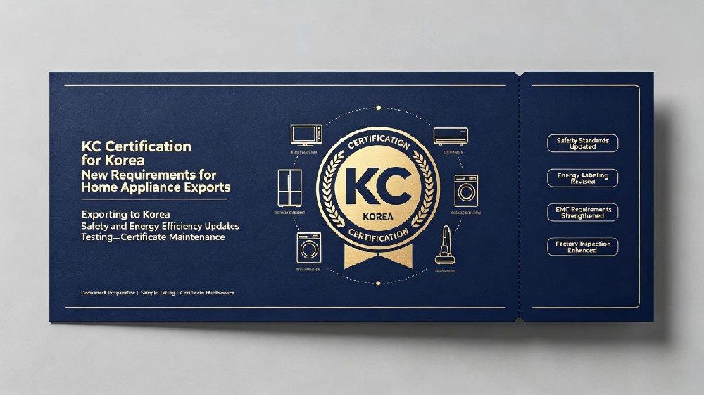 New KC Certification Requirements for Exporting Home Appliances to Korea